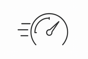 icone svg rapidité noir non gras 