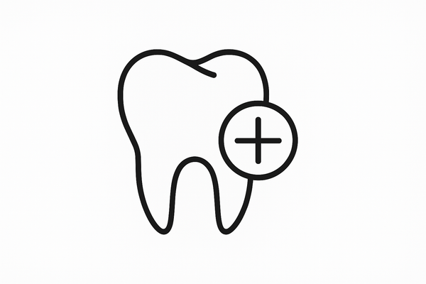 icone svg soins dentaire en noir non gras
